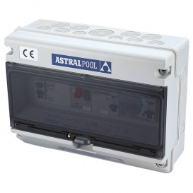 Armario maniobra para protección de bomba y control de luz subacuática con diferencial monofásico AstralPool