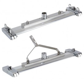 Barredora limpiafondos de aluminio Doble