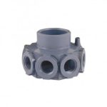 Cabezal colector PVC para filtros para brazos de 1"