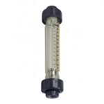 Caudalímetro de metacrilato conexiones PVC roscar hembra