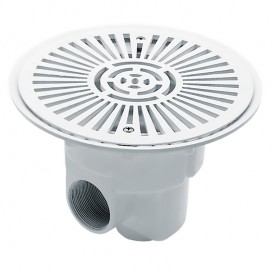 Dren de fondo circular Ø 270 mm con rejilla ABS AstralPool