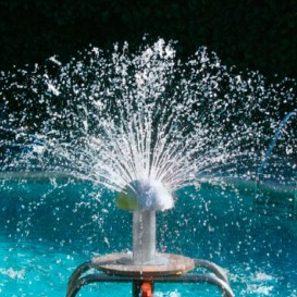 Seta de agua Inox para piscina