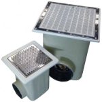 Sumidero Norm poliéster+fv rejilla inox piscina liner y prefabricada AstralPool