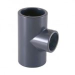 Te mixta reducida 90º PVC cementar y roscar